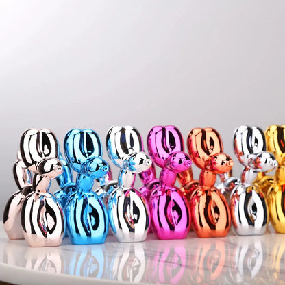 Mini Ceramic Balloon Dog Statue